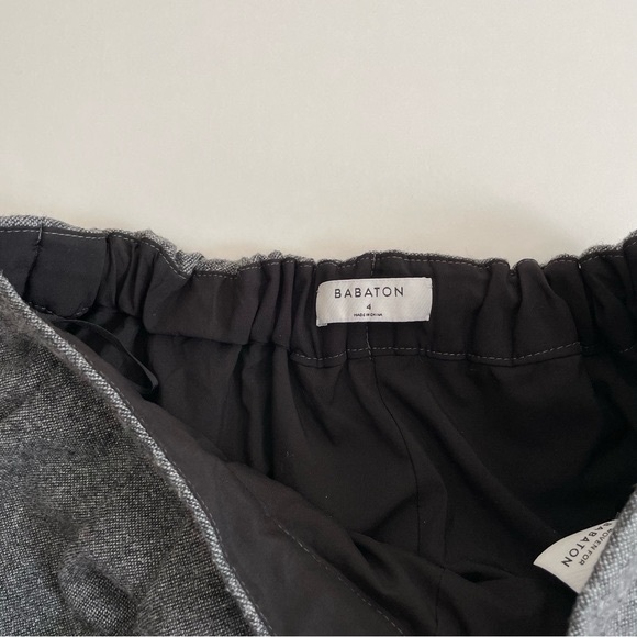 Aritzia Babaton Cohen Wool Blend Cropped Ankle Pant in Charcoal - Picture 7 of 15